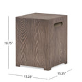 Iron Wood Pattern Tank Holder Wood Iron