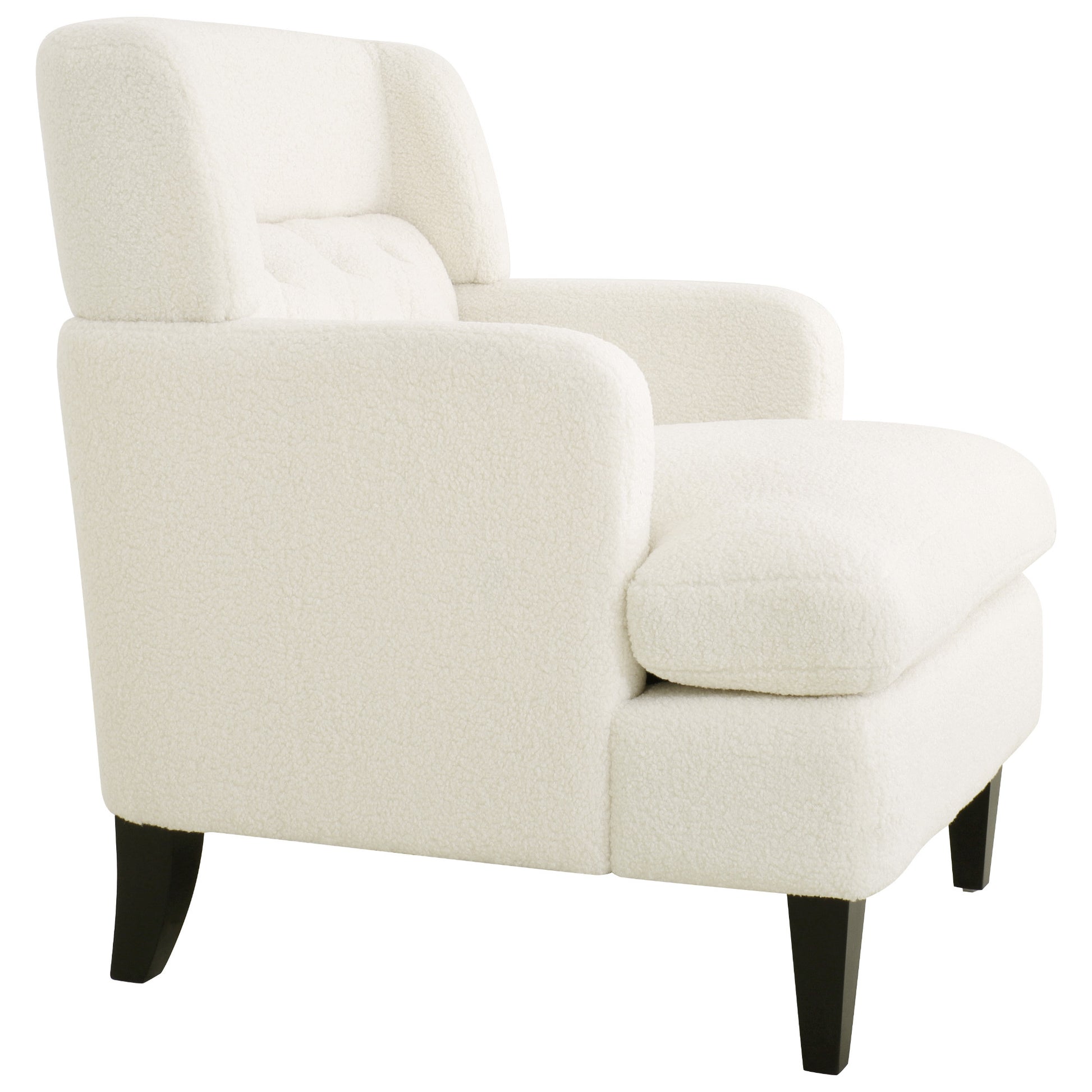 Upholstered Accent Chair Tufted Armchair For Living Room And Bedroom, Beige Beige Birch Foam Teddy