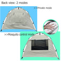 Tent, Quick Opening Automatic Tent, Waterproof And Uv Resistant Tent, Suitable For 2 3 People Camping, Picnic, Outdoor Travel Tent Beige Beige Classic Polyester
