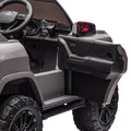Licensed Lexus Lx600 24V Two Seater Kids Ride On Car W Parents Control,Seat Width 20 Inches,2Wd,Four Wheel Suspension,Bluetooth,Mp3,Music,Adjustable Volume,Power Display,Speeds 1.86 3.11Mph For Kids. Gray Polypropylene