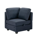 Palmilla Corner Sofa Blue Blue Polyester 1 Seat