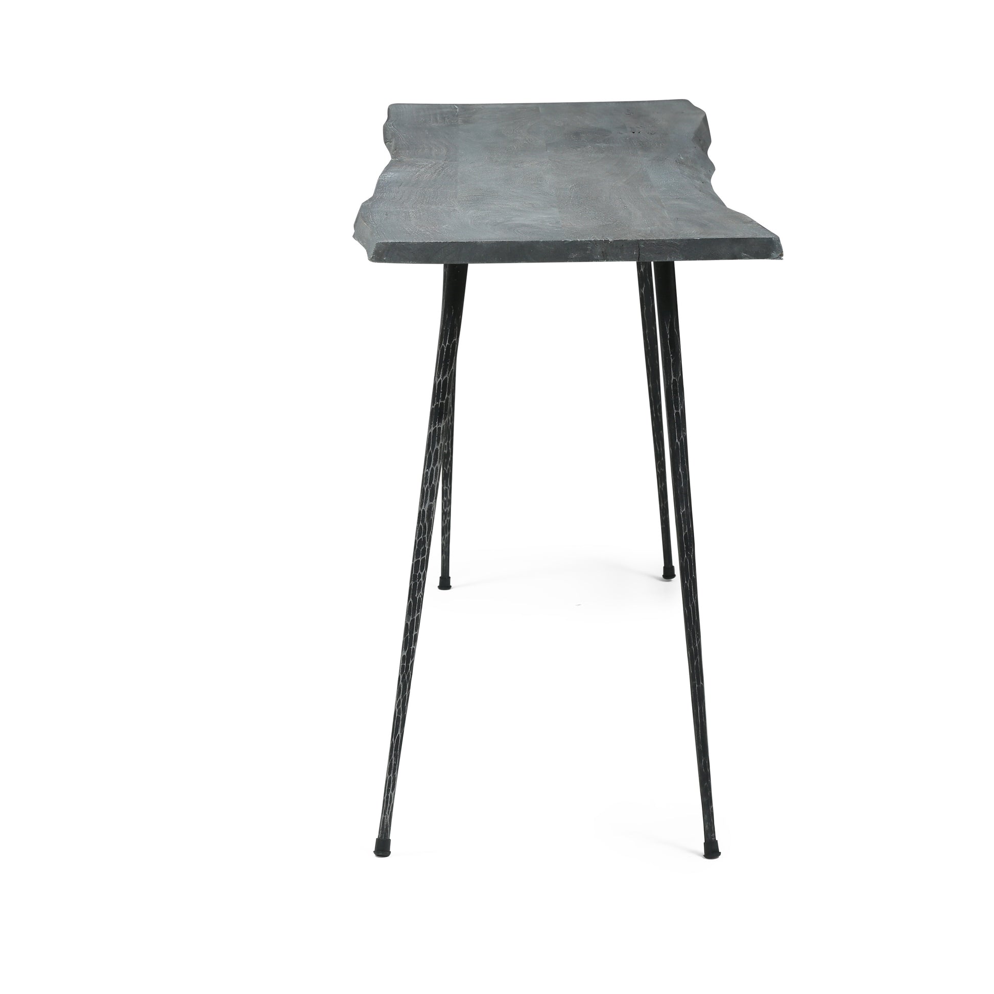 Console Table Grey Wood