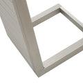 Cape Coral Alu C Shaped Table Silver Aluminium