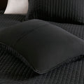 2 Piece Quilt Set Black Twin Twin Xl Twin Black Microfiber
