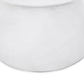 Outdoor Lightweight Concrete Side Table Antique White Magnesium Oxide