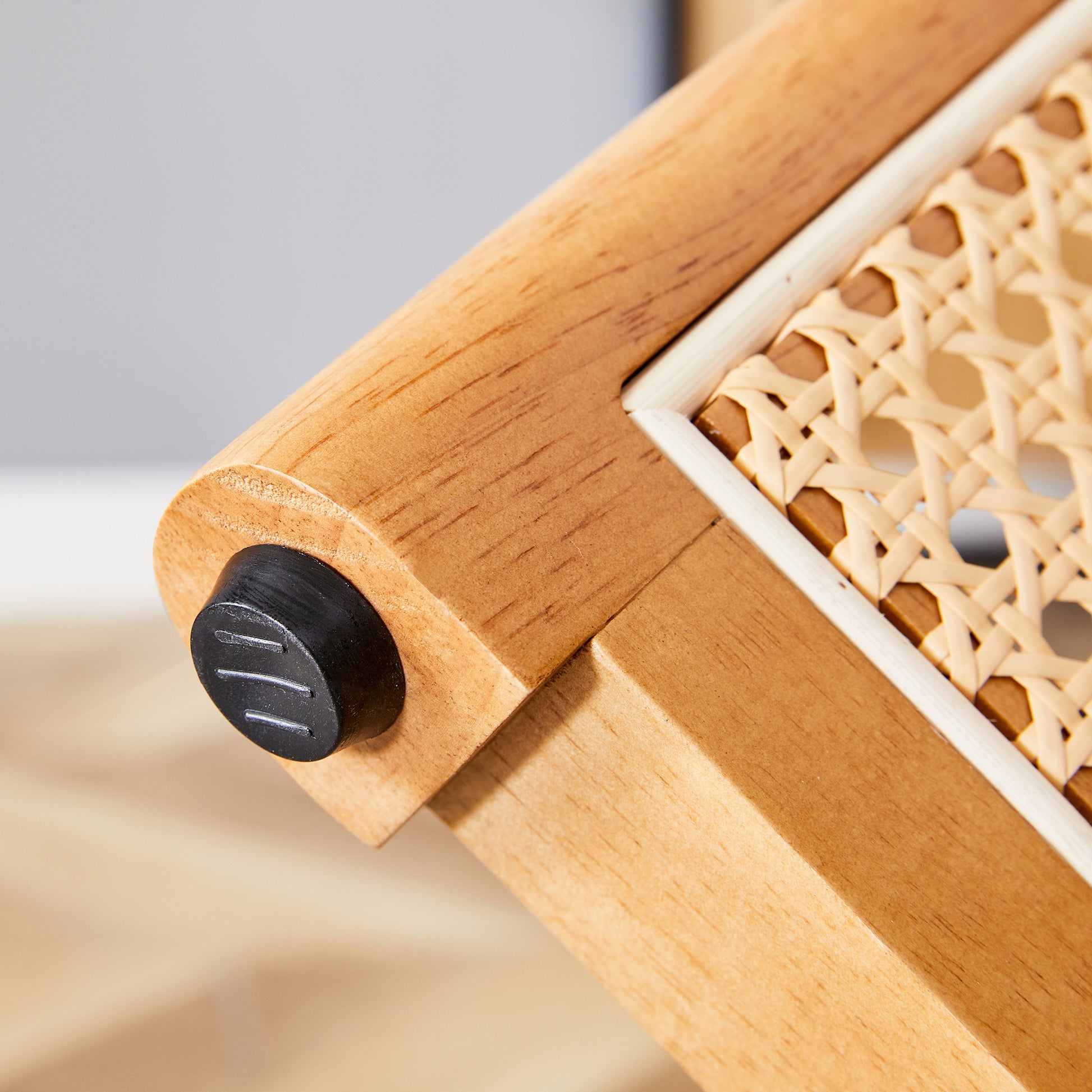 Chinese Countryside Retro Solid Wood Round Table, Simple Modern Imitation Rattan Table, Wooden Table, Desk. Suitable For Dining Room, Living Room, Office Wood Rubber Wood