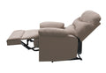 Light Brown Recliner With Pillow Top Arm Light Brown Manual Handle Metal Primary Living Space Tight Back Handle Pillow Top Arms Fabric Metal