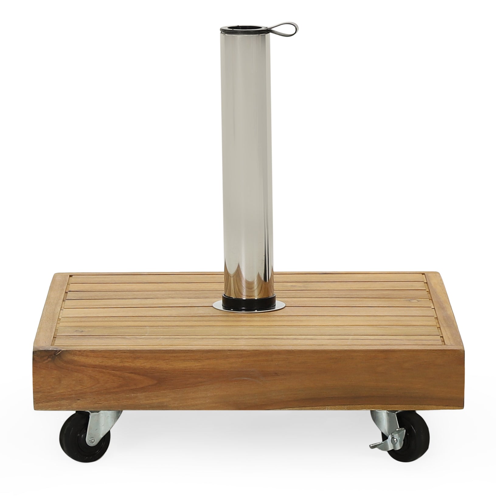Ralph Square Umbrella Base Teak Concrete