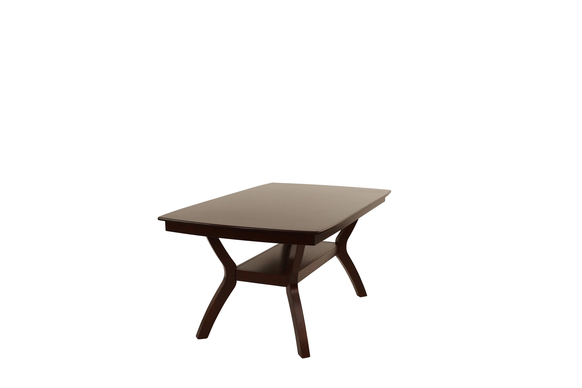 Formal Look Dining Table W Shelve And 6X Side Chairs Solidwood Espresso Finish 7Pc Set Dining Room Furniture Espresso Wood Dining Room Solid Wood Rubberwood Rectangular Dining Table With Chair Wood Espresso Solid Back Seats 6