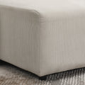 Modular Corduroy Upholstered 3 Seater Sofa Bed With Storage For Home Apartment Office Living Room, Free Combination, L Shapedbeige Beige Wood Primary Living Space Medium Soft Pillow Back Eucalyptus Square Arms Foam Corduroy 3 Seat