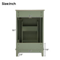 Viedo 20 Inch Modern Small Bathroom Vanity Cabinet With Ceramic Basin 20*15.5*33.3 Inches,Ample Storage,1 Soft Close Door Green Bathroom Solid Wood Mdf