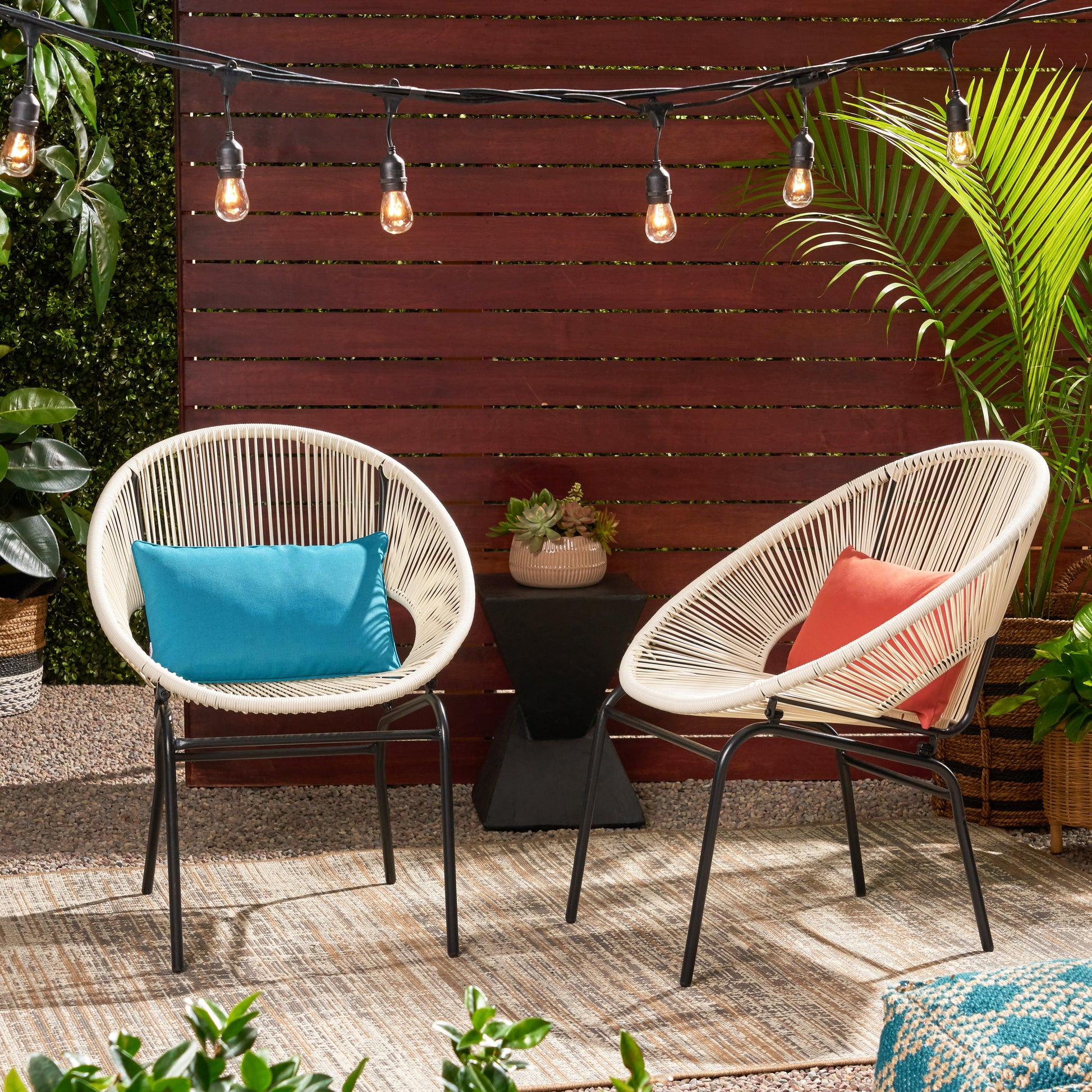 Nusa Chair White Rattan