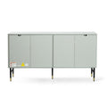 Sideboard Buffet Cabinet, Modern Accent Cabinet With 4 Door, Entryway Cabinet With Storage For Living Room, Dinning Room,Gray Gray Gray Dining Room Modern Drawers Included Mdf,Particle Board