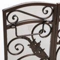 Waterbury Fireplace Screen Black Primary Living Space American Traditional Iron