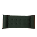 Chaise Lounge Blackish Green Fabric