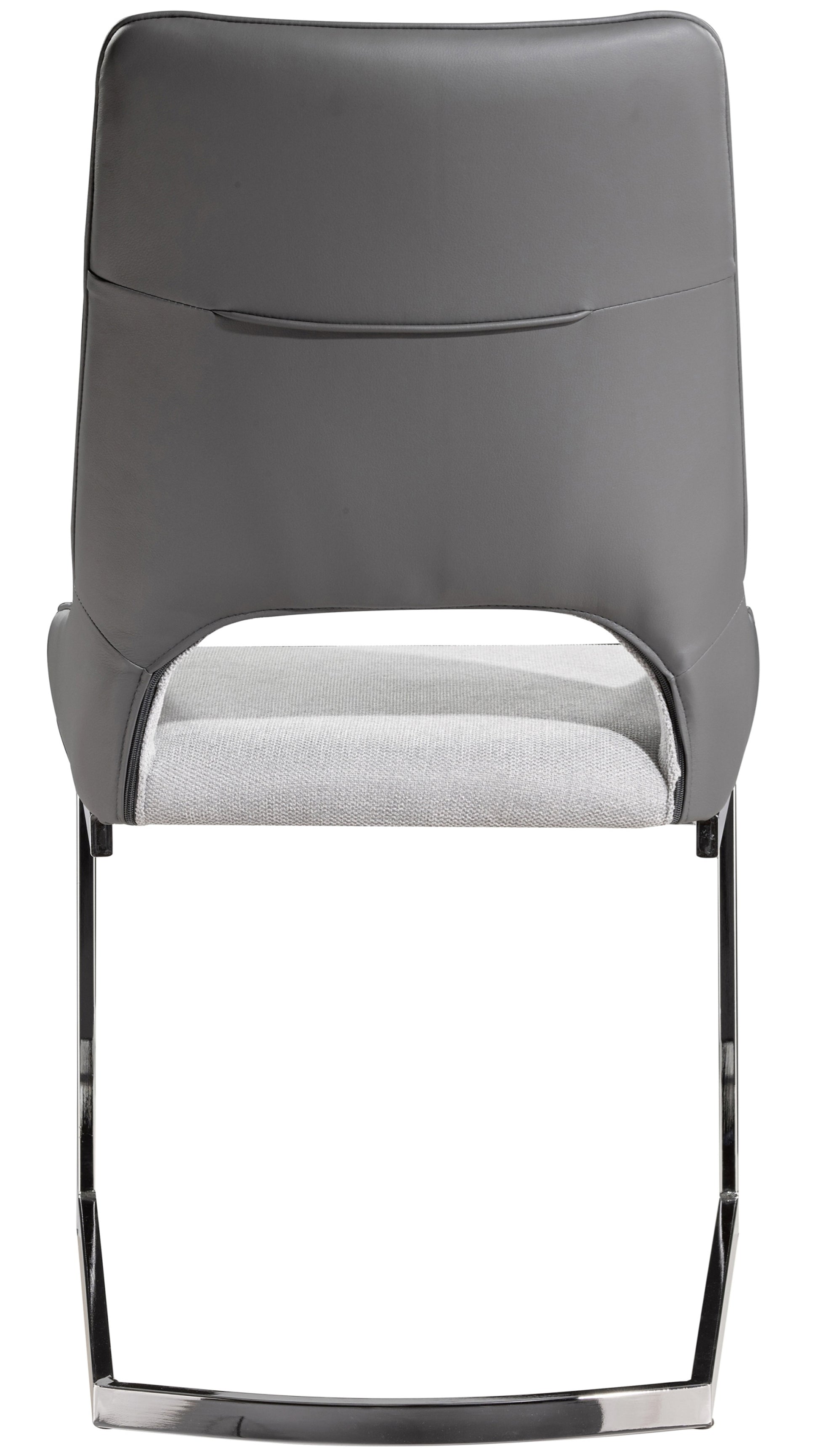 Sally Grey Dining Chair Kit Of 2 Solid White Dining Room Rubberwood Solid Back Set Of 2 Gray Foam Wipe Clean Square Modern Side Chair Foam Fabric