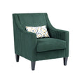 Coolmore Modern Accent Chair,Upholstered Armchair With Scooped Arms For Bedroom,Apartment,Studio,Office,Waiting Room Emerald Corduroy Emerald Foam Corduroy