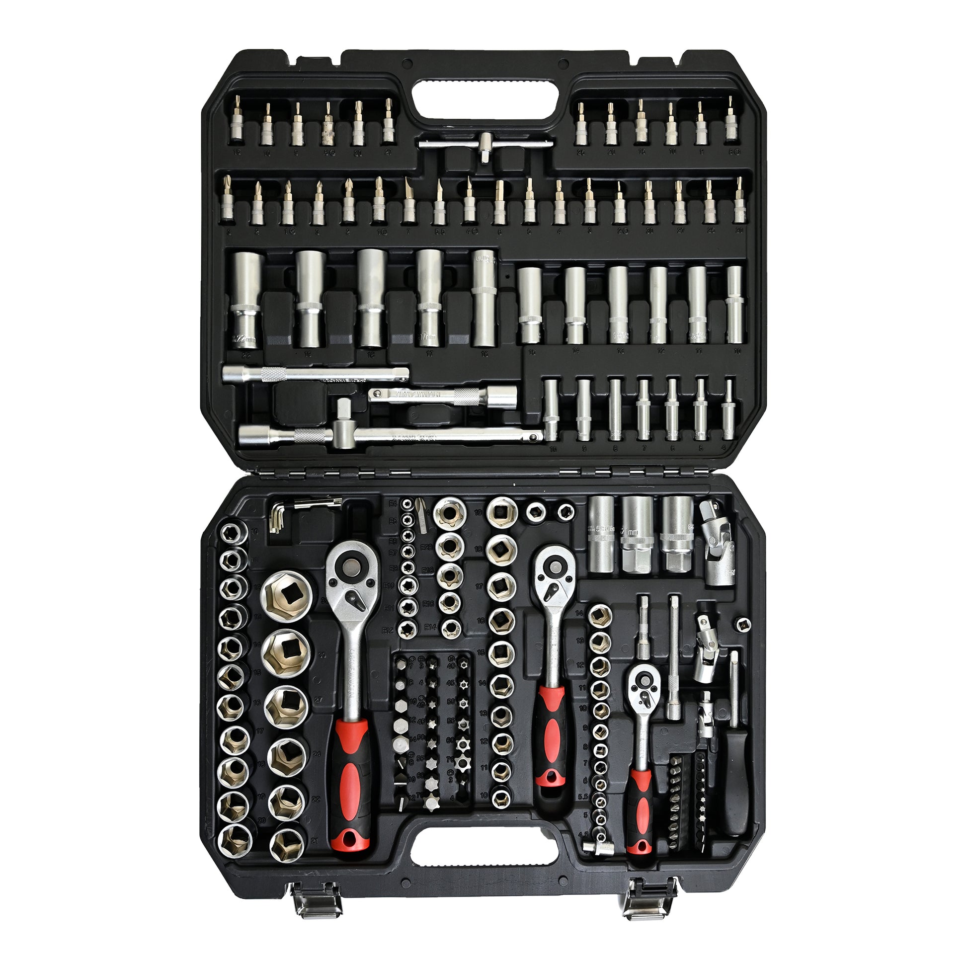 Tool Set Socket And Ratchet Wrench Toolbox, 171Pcs Tool Box, Universal Home Car Repair Tool Set For Men And, Perfect For Homeowners, Diy Enthusiasts, And Mechanics Black Carbon Steel