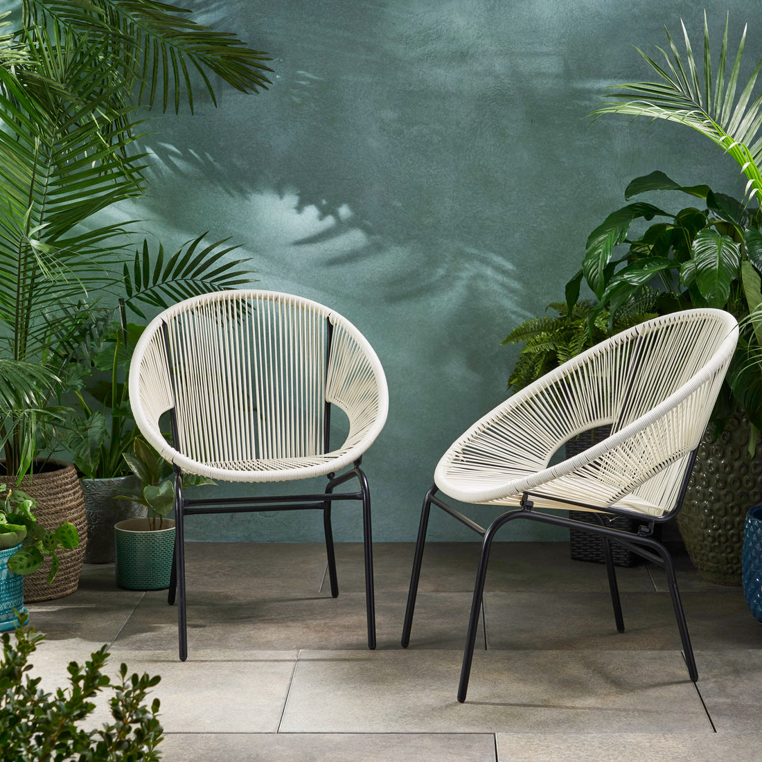 Nusa Chair White Rattan