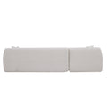 Modern Large L Shape Modular Sectional Sofa For Living Room, Bedroom, Salon, 2 Piece Free Combination, Simplified Style Old Sku:Wy000356Aaa Beige Polyester 3 Seat