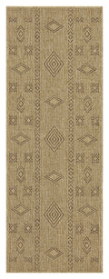 Earth Gc Ntl1002 Jute Mocha 2 Ft. 7 In. X 7 Ft. 3 In. Indoor Outdoor Area Rug Natural & Light Brown Polyester Polypropylene