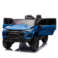 24V10A Two Seater Kids Ride On Electric Pickup, Kids Ride On Toy W Parents Remote Control,4Wd 800W Motors,Two Safety Belts,High Gate Safety Design,Usb,Bluetooth, Speed 2.49 3.73Mph For Kids Aged 3 .