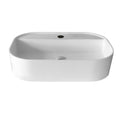 Solid Surface Basin Matte White Contemporary Solid Surface