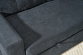 Sectional Sofa Bed L Shaped Sofa Couch Bed With Usb Port, Reversible Sofa Couch Sleeper With Pull Out Bed, Chaise With Storage, Pull Out Couch For Living Room Black Wood Fabric 3 Seat