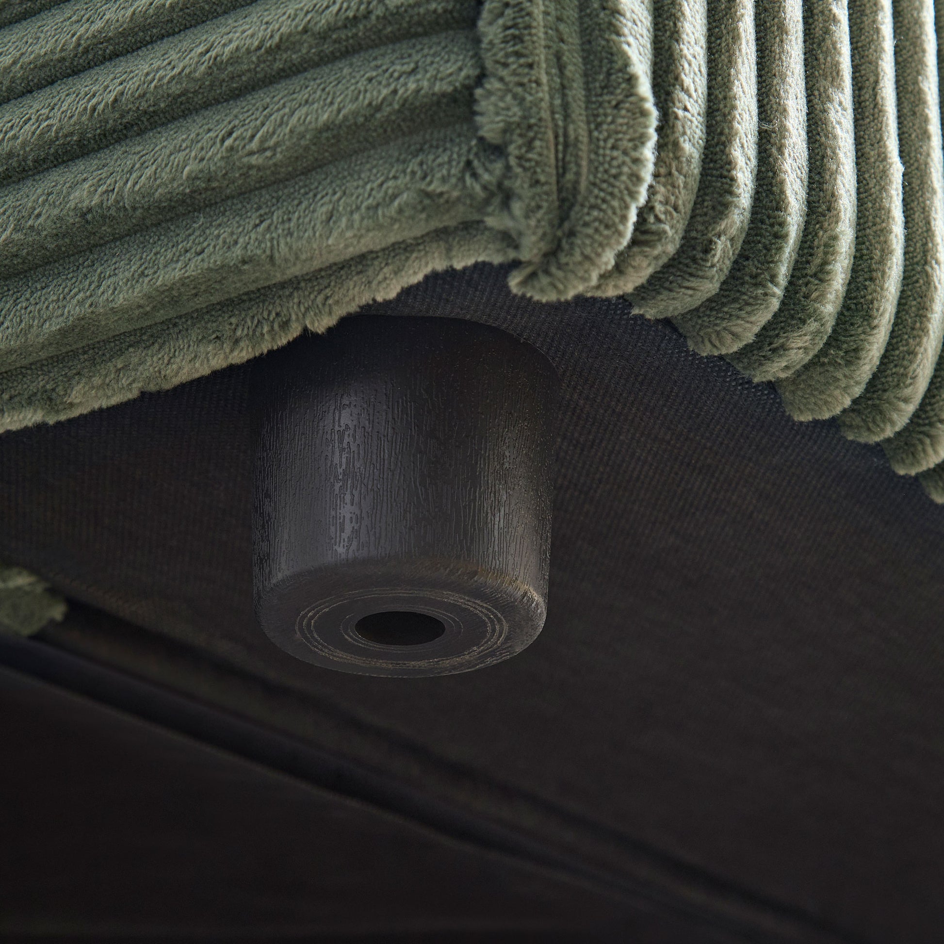 6 Seats,Oversized Sectional Sofa,L Shaped Corner Couch With Detachable Seat & Back Cushion, Corduroy Upholstery Convertible Sleeper Sofa&Couch For Living Room Green Fabric 6 Seat