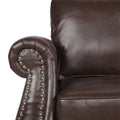 Seat Dark Brown Solid Wood Mdf