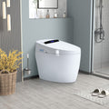 Smart Toilets With Heated Bidet Seat.Portable Toilet With Bidet Built.Intelligent Toilet Auto Open Close Seat. Bidet Toilet With Dryer And Warm Water White Ceramic