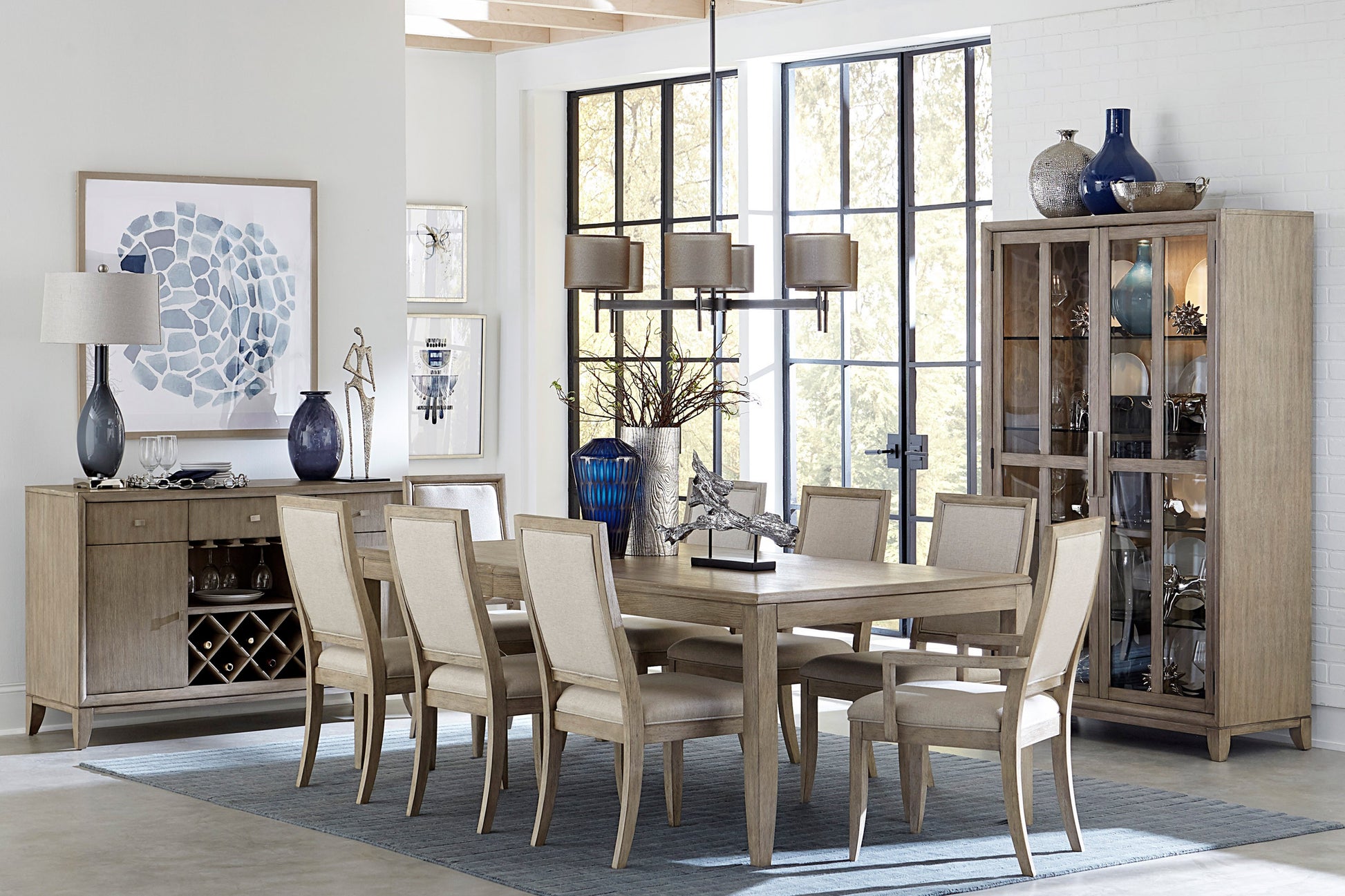 Modern Contemporary Side Chairs Set Of 2, Upholstered Seat And Back Gray Finish Wooden Furniture Gray Dining Room Contemporary,Modern Side Chair Wood
