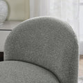 Hoop Gauze Lounge Chair With Sof Cushion And Backrest, Need To Be Assembled, Suitable For Living Room'Bedroomldining Roomgrey 24.5