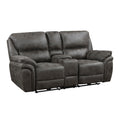 Plush Modern Living Room Sofa Set 3Pc Power Reclining Sofa Loveseat Chair Gray Microfiber Upholstery Usb Port Solid Wood Frame Furniture Gray Microfiber Wood Primary Living Space Modern Plywood,Solid Wood 6 Seat