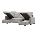 Sectional Sofa With Storage, 96
