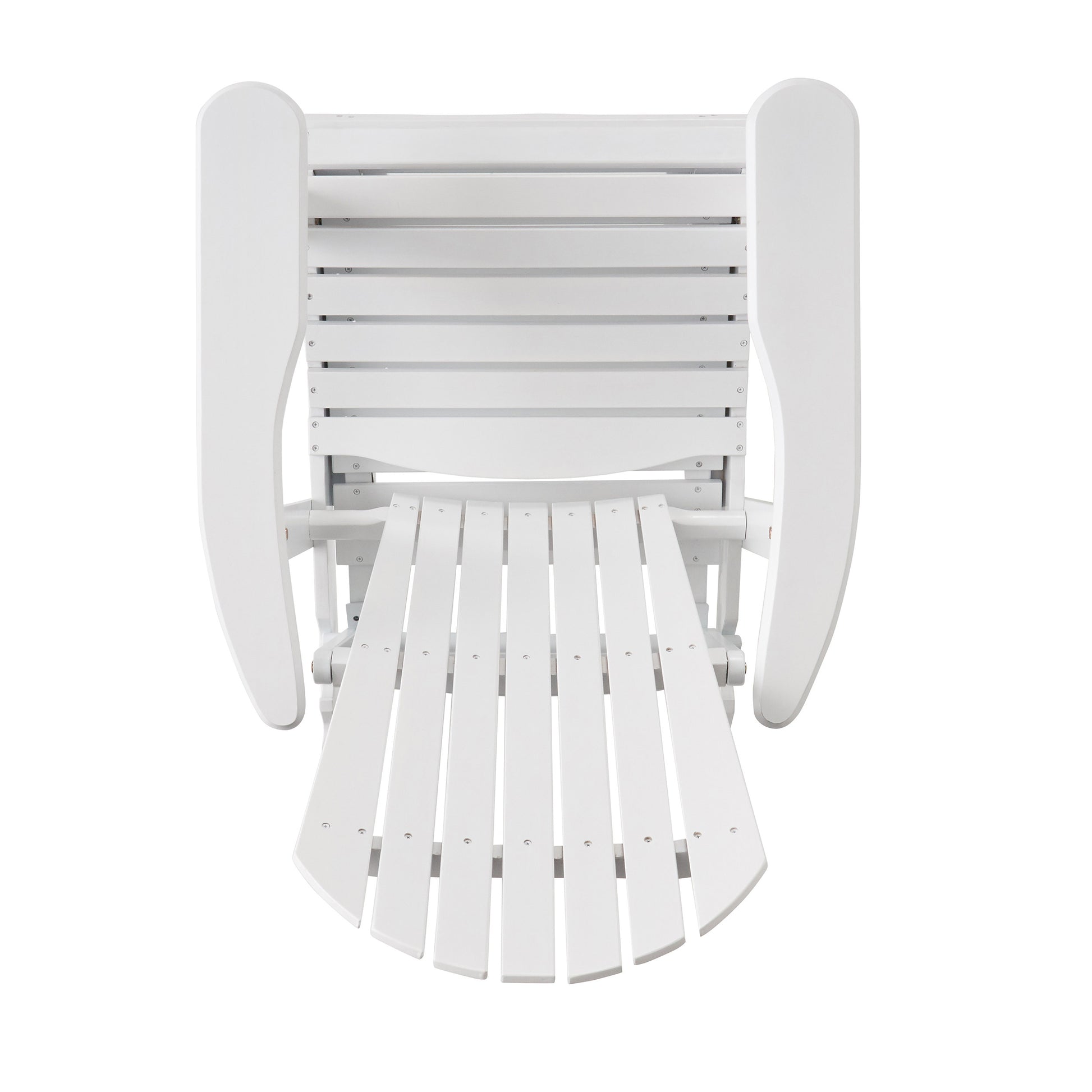 Malibu Reclining Adirondack Chair White Acacia Wood