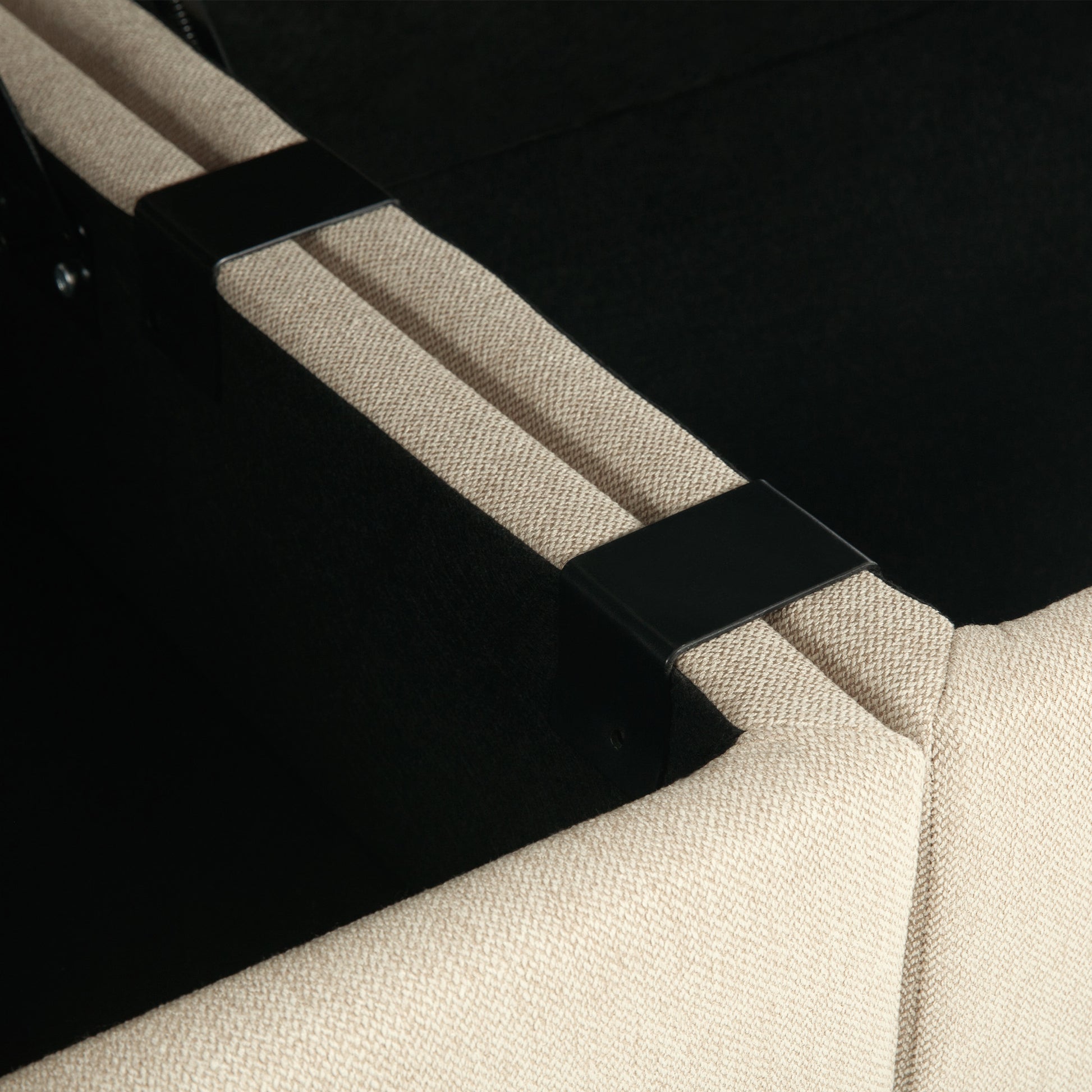 L Shaped Modular Sectional Corner Sofa Couch, 6 Seat Modular Sectional Sofa With Chaise For Living Room, Adjustable Arms And Backs Beige Beige Polyester 6 Seat