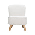 Juni Kids Chair In Boucle Cream Fabric