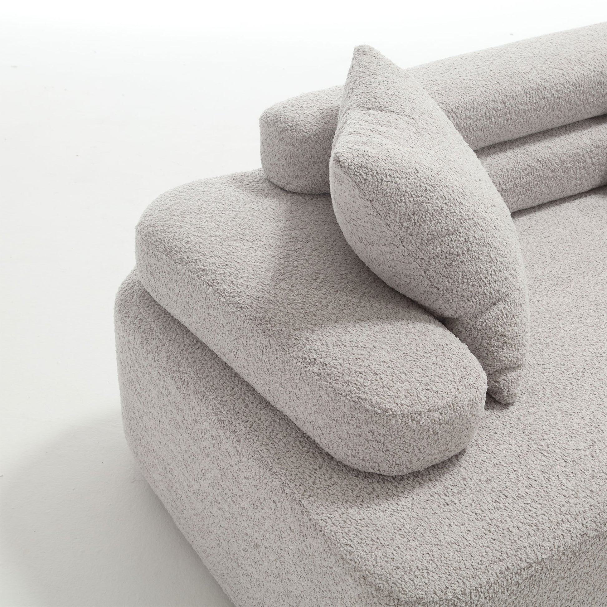 Unique Modeling Design,Upholstered Indoor Furniture,Foam Filled Sleeper Sofa Bed For Living Room,Bedroom,3 Colors Light Gray Primary Living Space Modern Foam Polyester 4 Seat