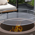 Outsunny 2 In 1 Smokeless Fire Pit, Bbq Grill, 19