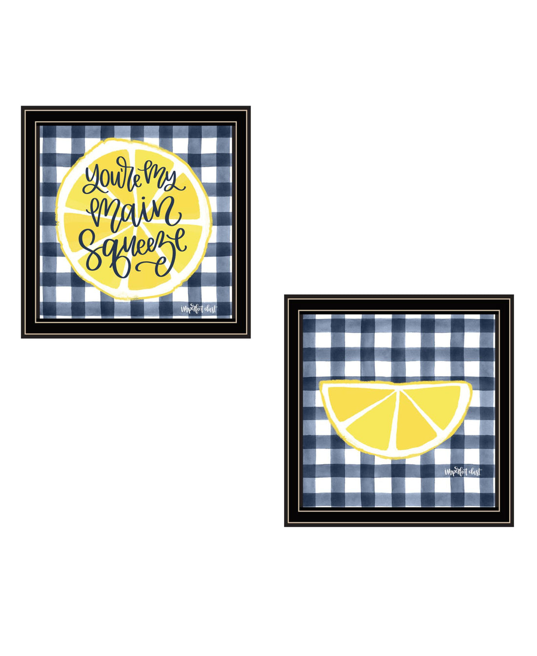 "You'Re My Main Squeeze" Framed Wall Art For Living Room, Wall Art Print For Home Decor, Bedroom Wall Art By Imperfect Dust Multicolor Wood Paper