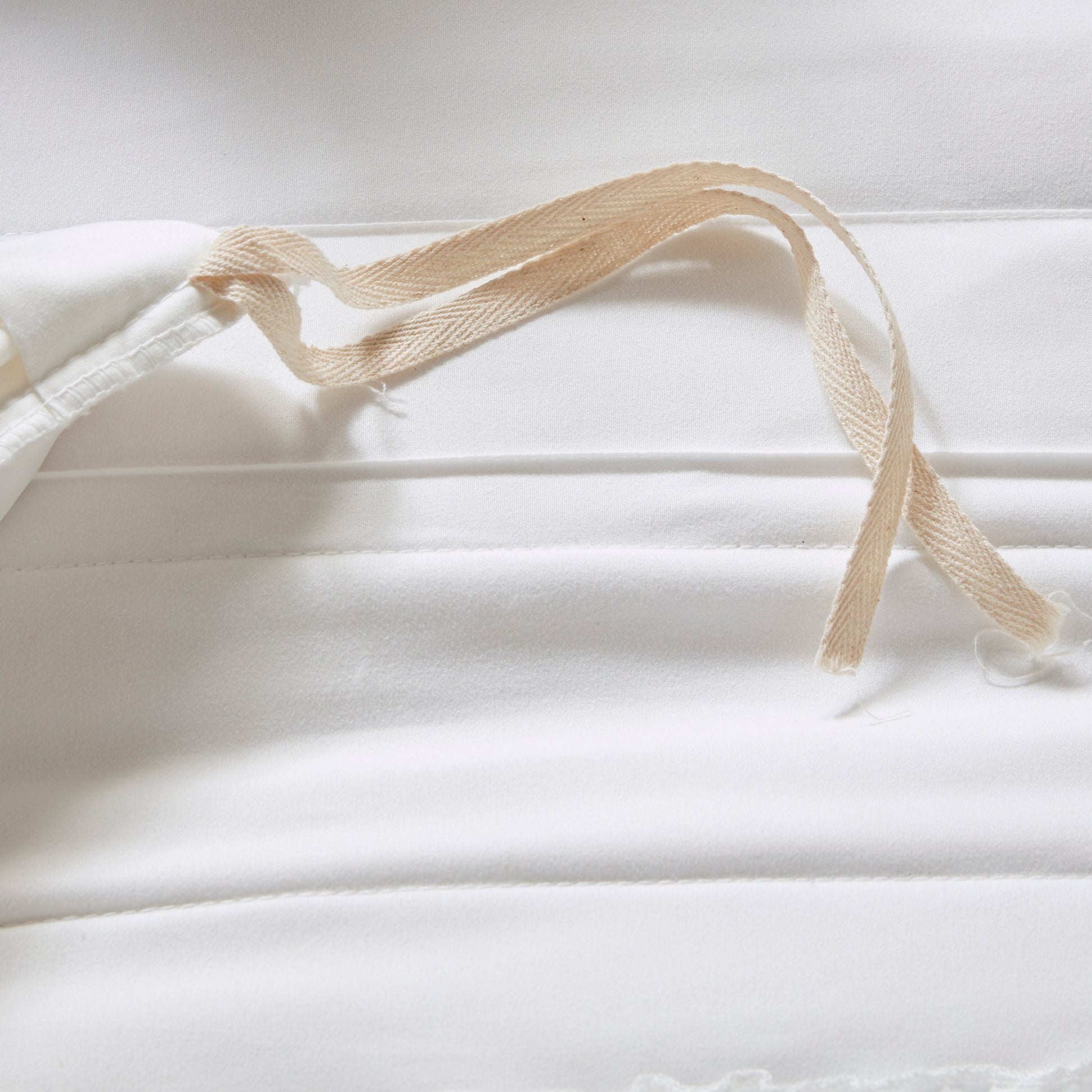 4 Piece 2 In 1 Duvet Set Queen White Cotton