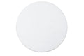 Alger White Finish Accent Table White Synthetic Wood