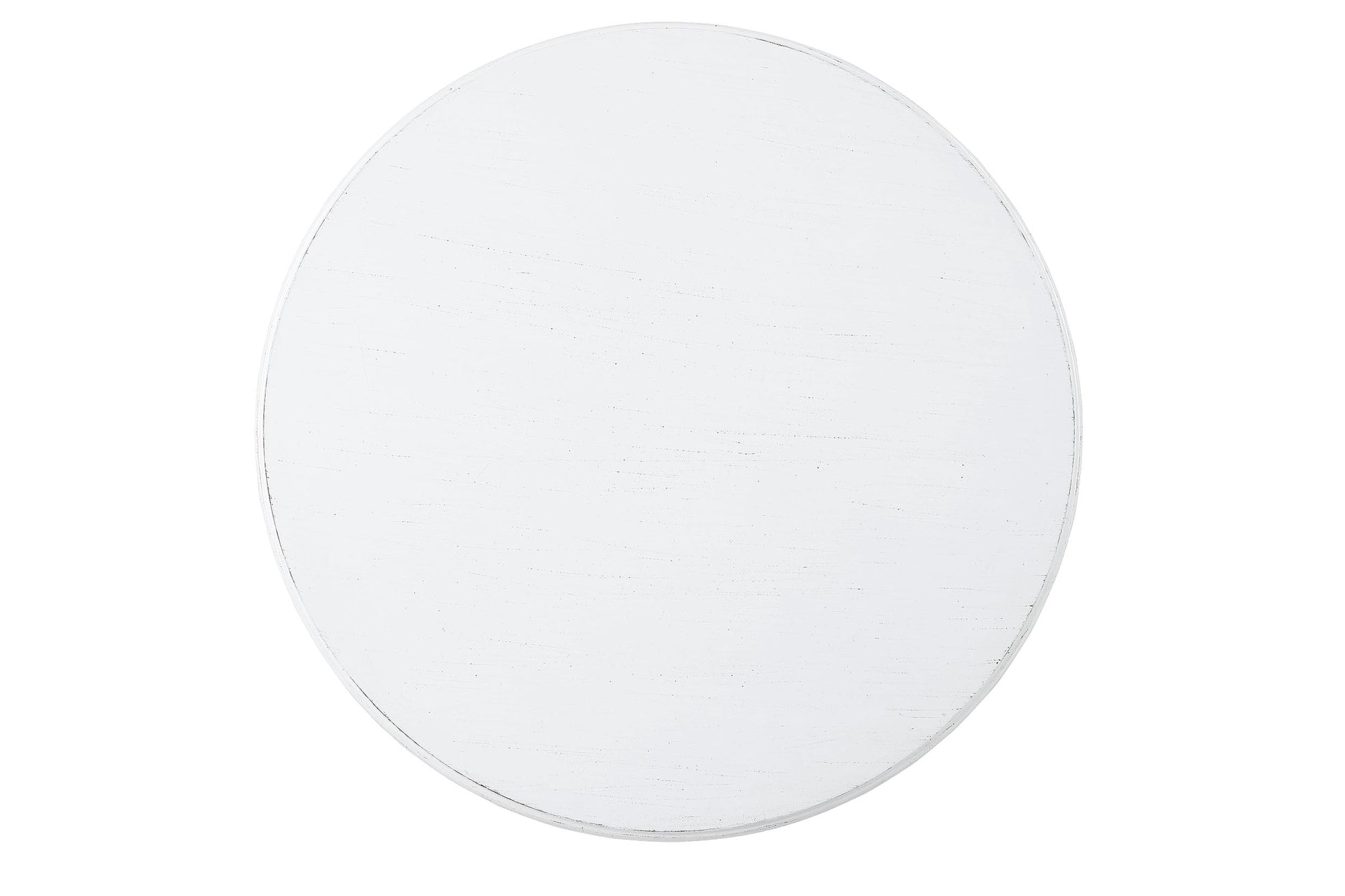 Alger White Finish Accent Table White Synthetic Wood