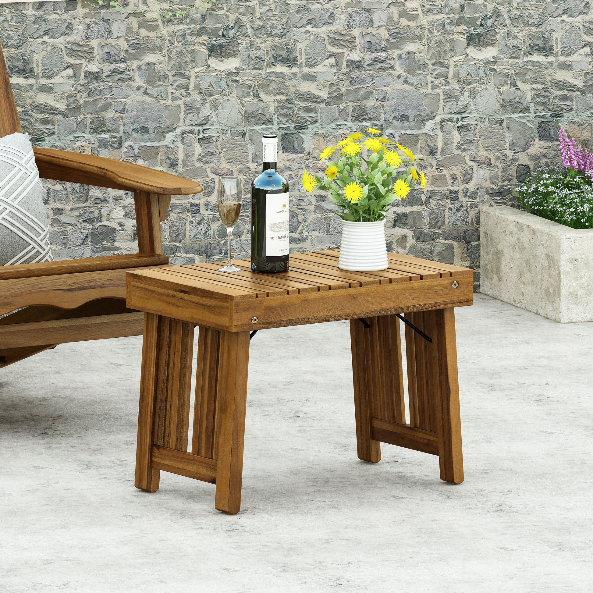Kyoto Side Table Teak Wood