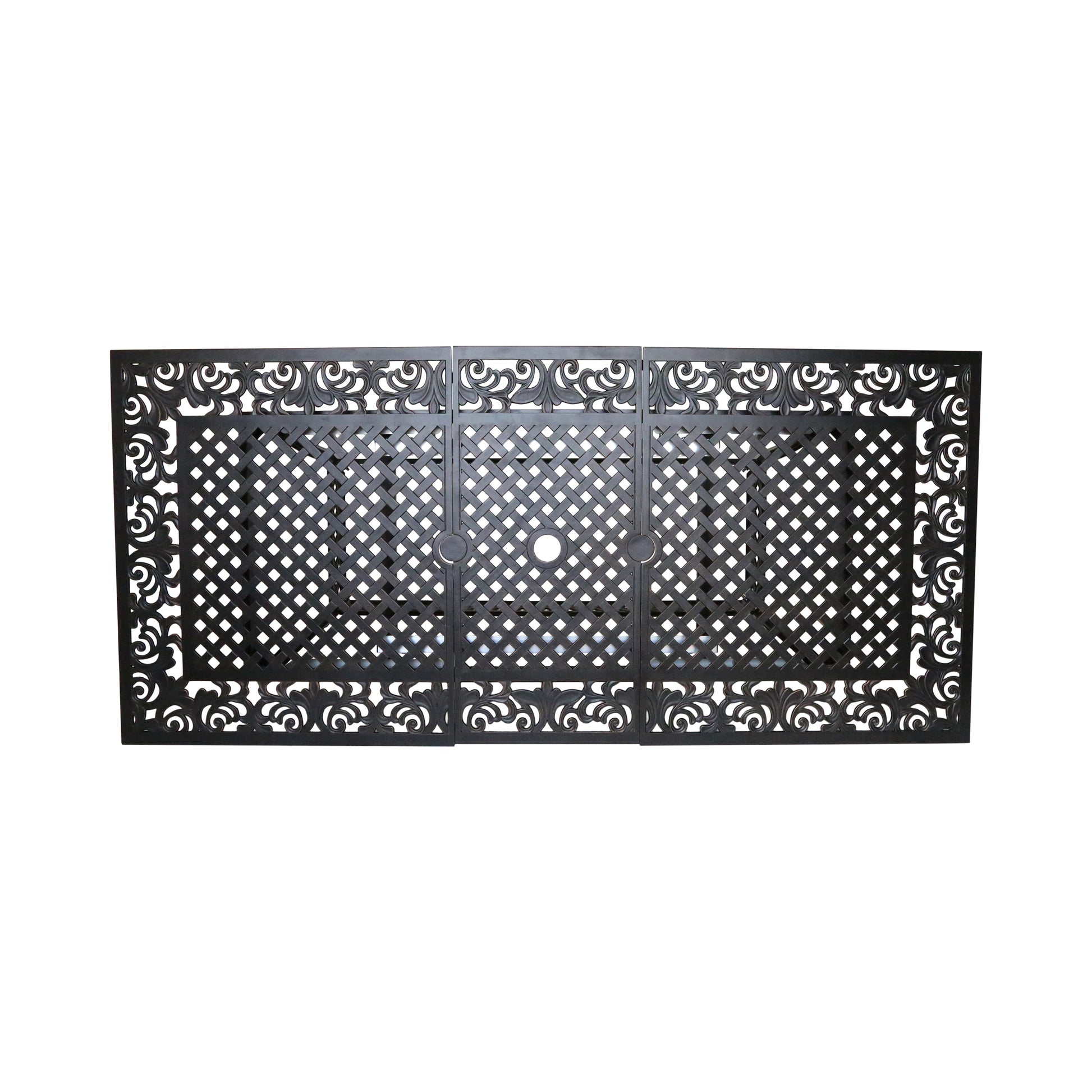 Phoenix Expandable Dining Table Natural Aluminium