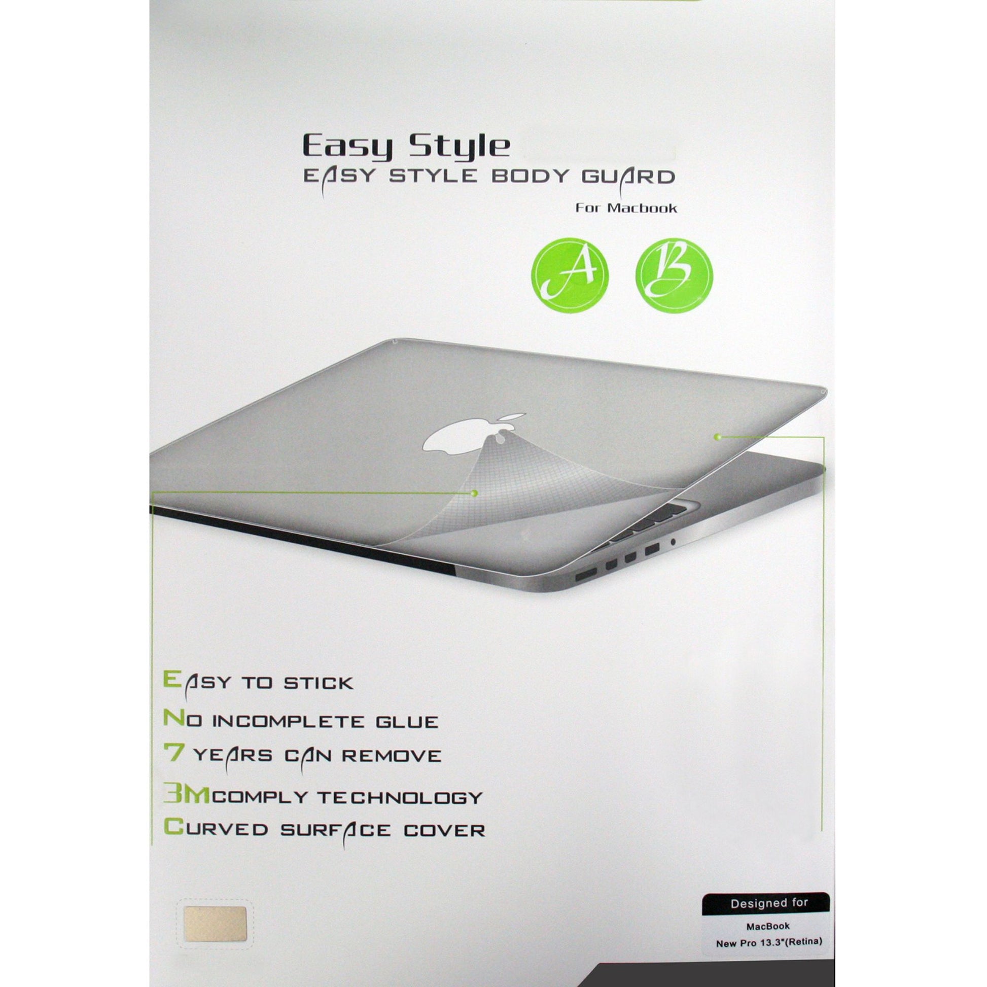 13.3 Retina Macbook Body Guard A B Champagne Gold Champagne Plastic