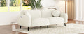 83.9''Upholstered Sofa For Living Room, Bedroom, And Apartments Beige Polyester 2 Seat