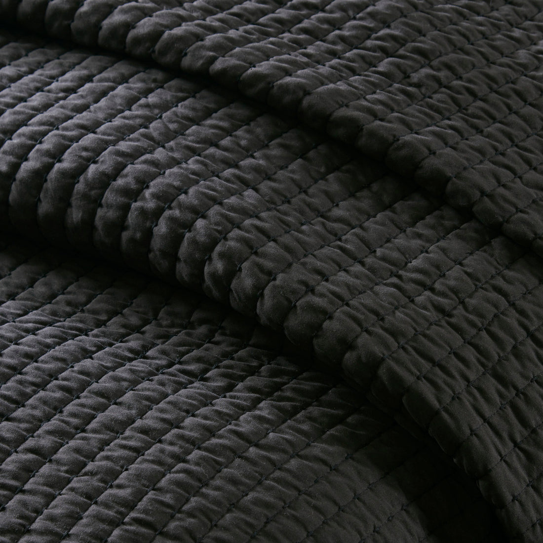3 Piece Quilt Set Black Full Queen Full Black Microfiber
