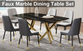 Large Modern Minimalist Rectangular Dining Table With 0.39 